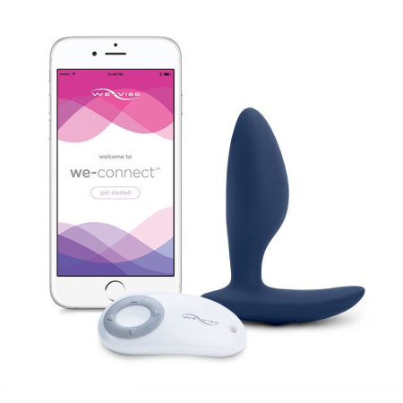 Анальна смарт-вібропробка We-Vibe Ditto Moonlight Blue з пультом ДК 
