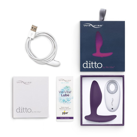Анальна смарт-вібропробка We-Vibe Ditto Purple з пультом ДК №9