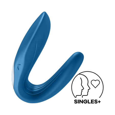 Вібратор для пар Satisfyer Double Whale з двома моторчиками - фото