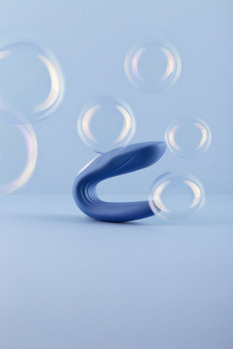 Вібратор для пар Satisfyer Double Whale з двома моторчиками - фото №8