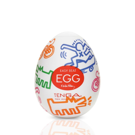 Мастурбатор-яйце Tenga Keith Haring Egg Street - фото