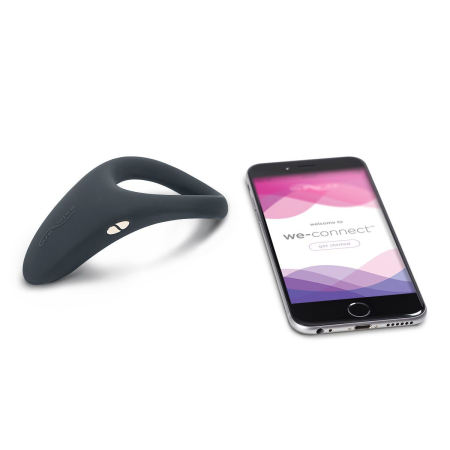 Смарт-віброкільце під одяг VERGE BY WE-VIBE SLATE, охоплює пеніс та мошонку, 10 режимів №7