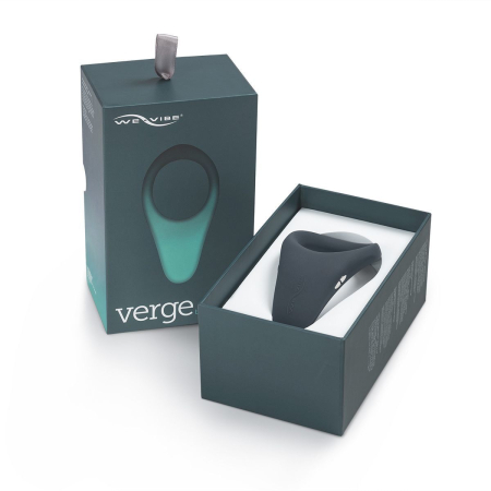 Смарт-віброкільце під одяг VERGE BY WE-VIBE SLATE, охоплює пеніс та мошонку, 10 режимів №12