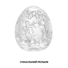 Мастурбатор-яйце Tenga Keith Haring Egg Dance - - фото №3