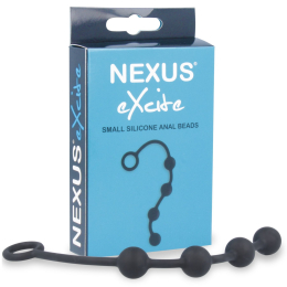 Анальні кульки Nexus Excite Small Anal Beads, силікон, макс. діаметр 2 см - - фото №3