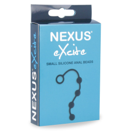 Анальні кульки Nexus Excite Small Anal Beads, силікон, макс. діаметр 2 см - - фото №4