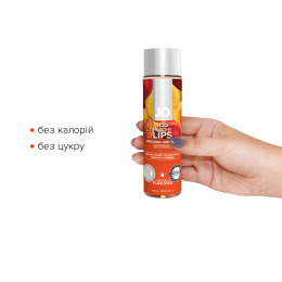 Змазка на водній основі JO H2O — Peachy Lips (120 мл) без цукру, рослинний гліцерин - - фото №2