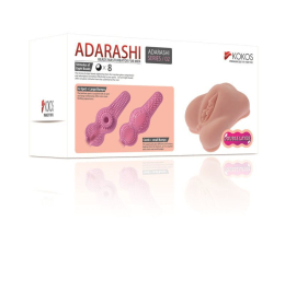 Мастурбатор-вагіна двошаровий Kokos Adarashi -2 Double Layer - - фото №6
