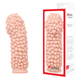 Насадка на член Kokos Extreme Sleeve ES.08 розмір M, потовщувальна, стимулюючий рельєф - - фото №4