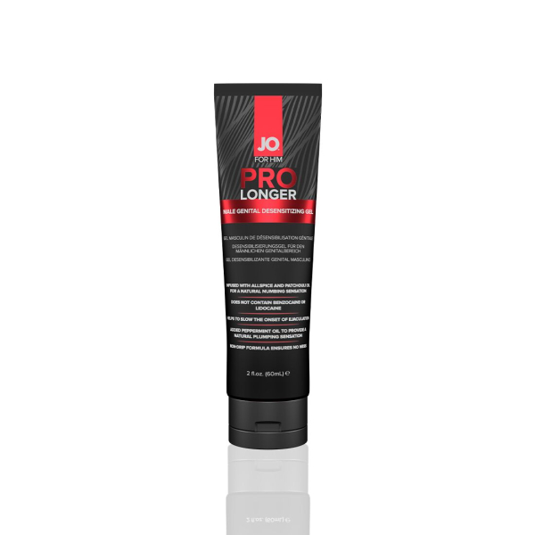 Пролонгер гель JO Prolonger Gel (60 мл) з олією перцевої м’яти, гвоздикового перцю та пачулів - фото