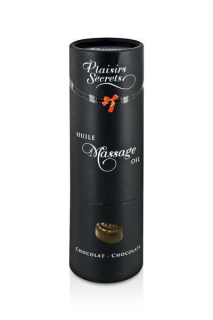 Масажна олія Plaisirs Secrets Chocolate (59 мл) з афродизіаками, їстівна, подарункове паковання - - фото №3