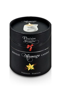 Масажна свічка Plaisirs Secrets Vanilla (80 мл) подарункове паковання, керамічний посуд - - фото №3
