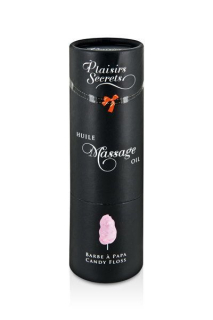 Масажна олія Plaisirs secrets Candy Floss (59 мл) з афродизіаками, їстівна, подарункове паковання - - фото №3