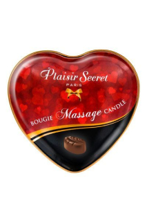 Масажна свічка-серце Plaisirs Secrets Chocolate (35 мл) - - фото №2