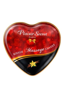 Масажна свічка-серце Plaisirs Secrets Vanilla (35 мл) - - фото №2
