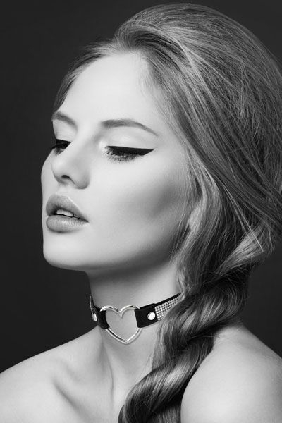 Чокер зі стразами Bijoux Pour Toi - HEART DIAMOND 