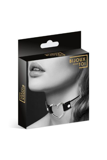 Чокер зі стразами Bijoux Pour Toi - HEART DIAMOND №3