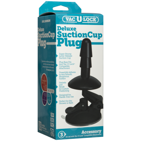 Кріплення для душу з присоскою Doc Johnson Vac-U-Lock - Deluxe Suction Cup Plug для іграшок - фото №3
