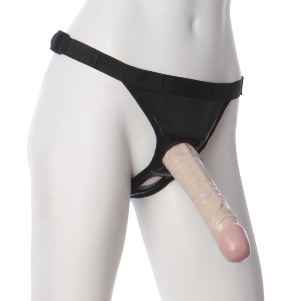 Трусики зі страпоном Doc Johnson Vac-U-Lock 8 Inch Classic Dong Ultra Harness, ПВХ, діаметр 3,8см 