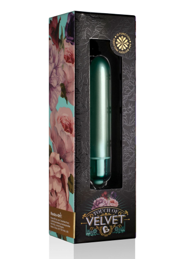Віброкуля Rocks Off RO-90mm Touch of Velvet Aqua Lily матова - фото №2