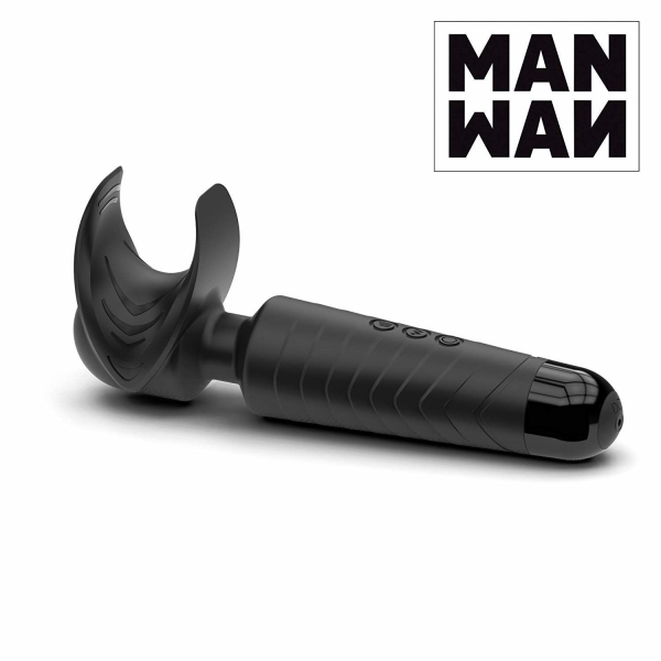 Мастурбатор-вібромасажер Manwan MAN.WAND, відмінно для пар, вібро-мінет, 20 режимів - фото