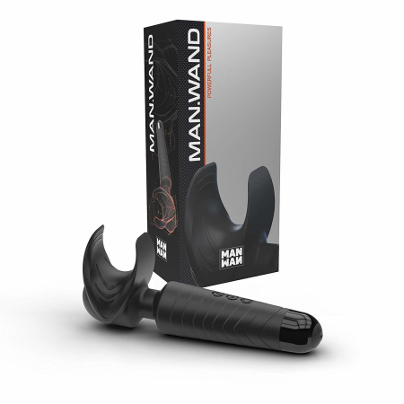 Мастурбатор-вібромасажер Manwan MAN.WAND, відмінно для пар, вібро-мінет, 20 режимів - фото №2