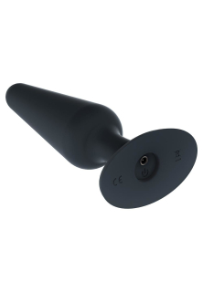 Анальна пробка з вібрацією Dorcel Best Vibe Plug M, макс. діаметр 4,1см, soft-touch силікон - - фото №2