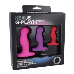Набір вібромасажерів простати Nexus G-Play Trio Plus, макс діаметр 2,3-3,0-3,5 см, для новачків - - фото №2