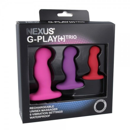 Набір вібромасажерів простати Nexus G-Play Trio Plus, макс діаметр 2,3-3,0-3,5 см, для новачків №2