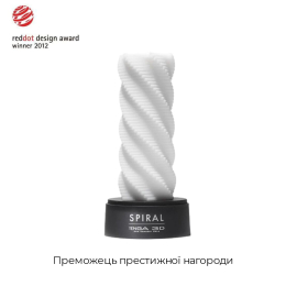 Мастурбатор Tenga 3D Spiral, дуже ніжний, з антибактеріального еластомеру зі сріблом - - фото №3