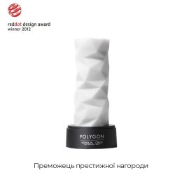 Мастурбатор Tenga 3D Polygon, дуже ніжний, з антибактеріального еластомеру зі сріблом - - фото №3
