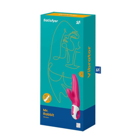 Потужний вібратор-кролик Satisfyer Vibes Mr. Rabbit, два мотори, литий силікон, 12 режимів роботи №3