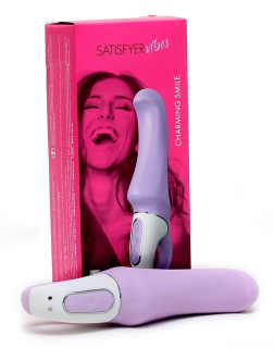 Потужний вібратор Satisfyer Vibes Charming Smile з гнучким стовбуром, літій силікон, 12 режимів - - фото №4