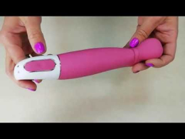 Потужний вібратор Satisfyer Vibes Petting Hippo з гнучким стовбуром, літій силікон, 12 режимів - - фото №3