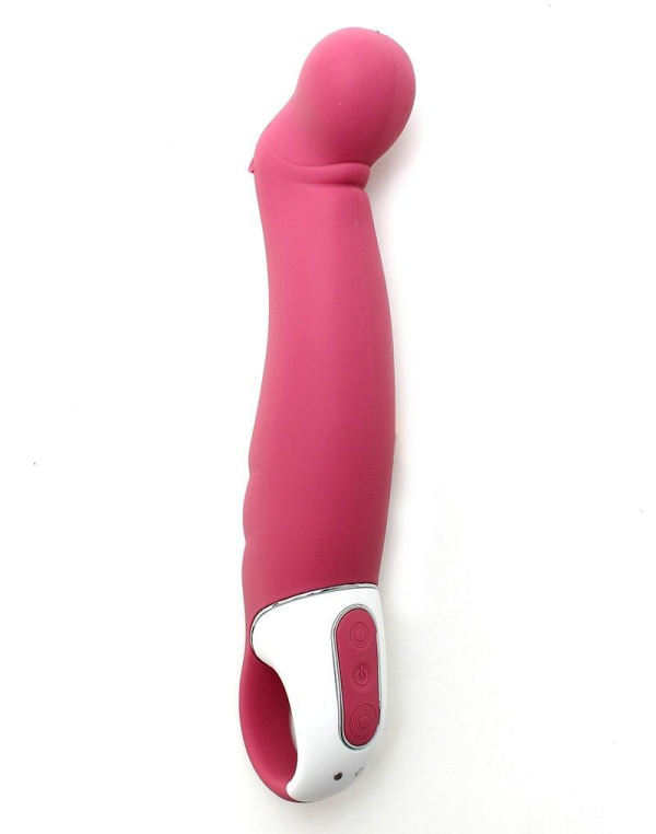 Потужний вібратор Satisfyer Vibes Petting Hippo з гнучким стовбуром, літій силікон, 12 режимів - фото