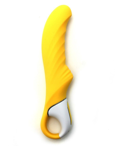 Потужний вібратор Satisfyer Vibes Yummy Sunshine з гнучким стовбуром і стимул. рельєфом, 12 режимів №2