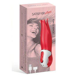 Потужний вібратор Satisfyer Vibes Flower Power з ніжними тремтливими пелюстками, 12 режимів роботи - - фото №5