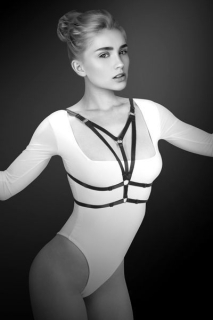 Портупея на груди Bijoux Pour Toi - LAURA, еластичний поліестер - фото