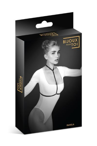 Портупея на груди Bijoux Pour Toi - PAMELA, еластичний поліестер №3