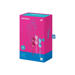 Вагінальні кульки Satisfyer Power Balls (3 пари), діаметр 3,4см, маса 60-76-92г, з кулькою всередині - - фото №4