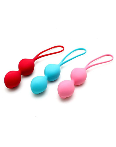Вагінальні кульки Satisfyer V Balls (3 пари), діаметр 3,4 см, маса 79-114-150г, монолітні - фото №3
