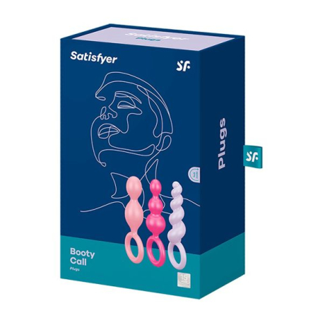 Набір анальних іграшок Satisfyer Plugs (set of 3) - Booty Call, макс. діаметр 3 см №3