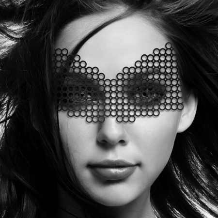 Маска на обличчя Bijoux Indiscrets - Erika Mask, вінілова, клейове кріплення, без зав'язок - фото №2