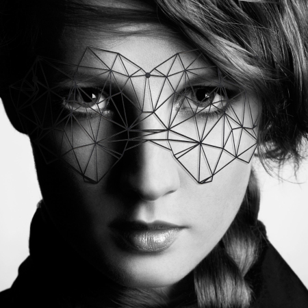 Маска на обличчя Bijoux Indiscrets - Kristine Mask, вінілова, клейове кріплення, без зав'язок - фото №2