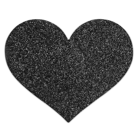 Прикраса на соски Bijoux Indiscrets – Flash Heart Black №2