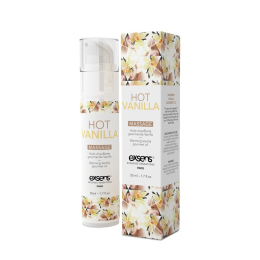Масажна олія EXSENS Hot Vanilla 50мл розігріває, без цукру, без парабенів, їстівна - - фото №7