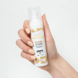 Масажна олія EXSENS Hot Vanilla 50мл розігріває, без цукру, без парабенів, їстівна - - фото №3