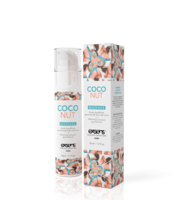 Масажна олія EXSENS Coconut 50 мл розігріває, без цукру, без парабенів, їстівне - - фото №7