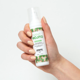 Масажна олія EXSENS Mojito 50мл розігрівальна, без цукру, без парабенів, їстівна - - фото №3