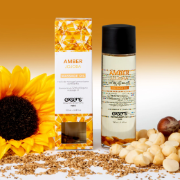 Масажна олія EXSENS Amber Jojoba (гармонізує, з бурштином) 100мл, натуральна - - фото №4